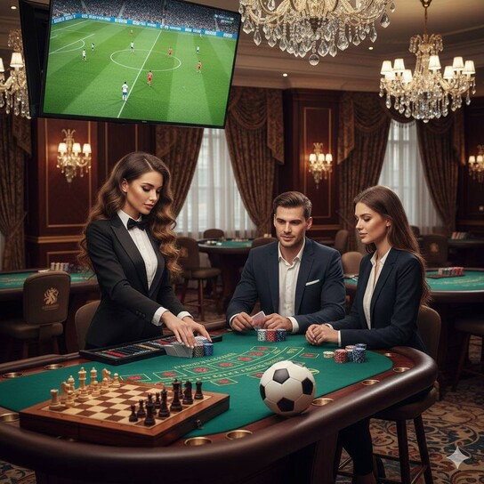 国际人电子娱乐互动场景